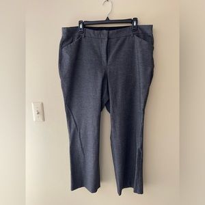 Express Women’s Heather Grey Mid-Rise Publicist Barely Boot Pants Size 18R